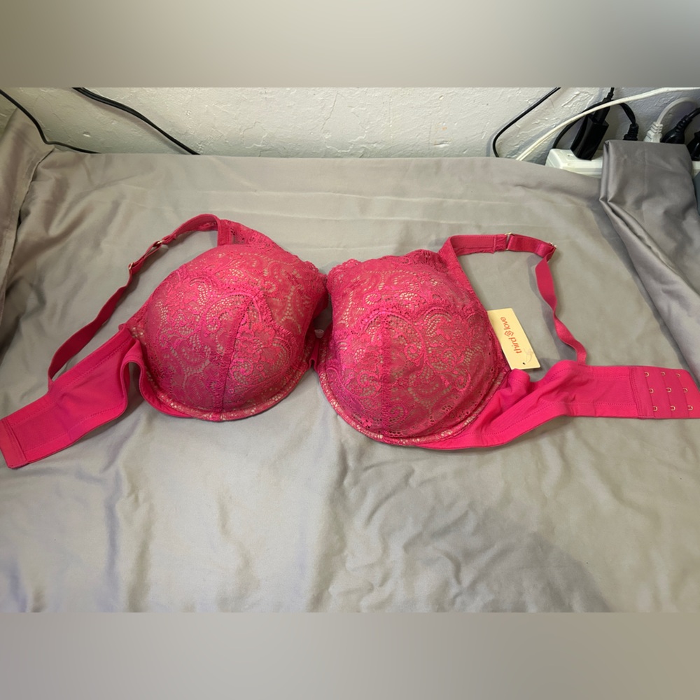 ThirdLove 24/7 Lace Contour Plunge Bra 40E